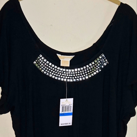 NWT Michael Kors Embellished Top Sz. XL - Picture 1 of 8